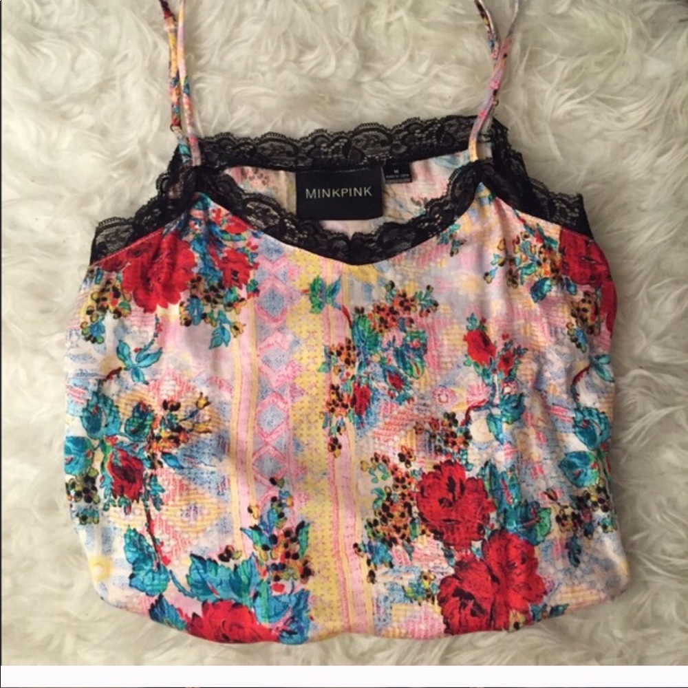 Minkpink floral tank